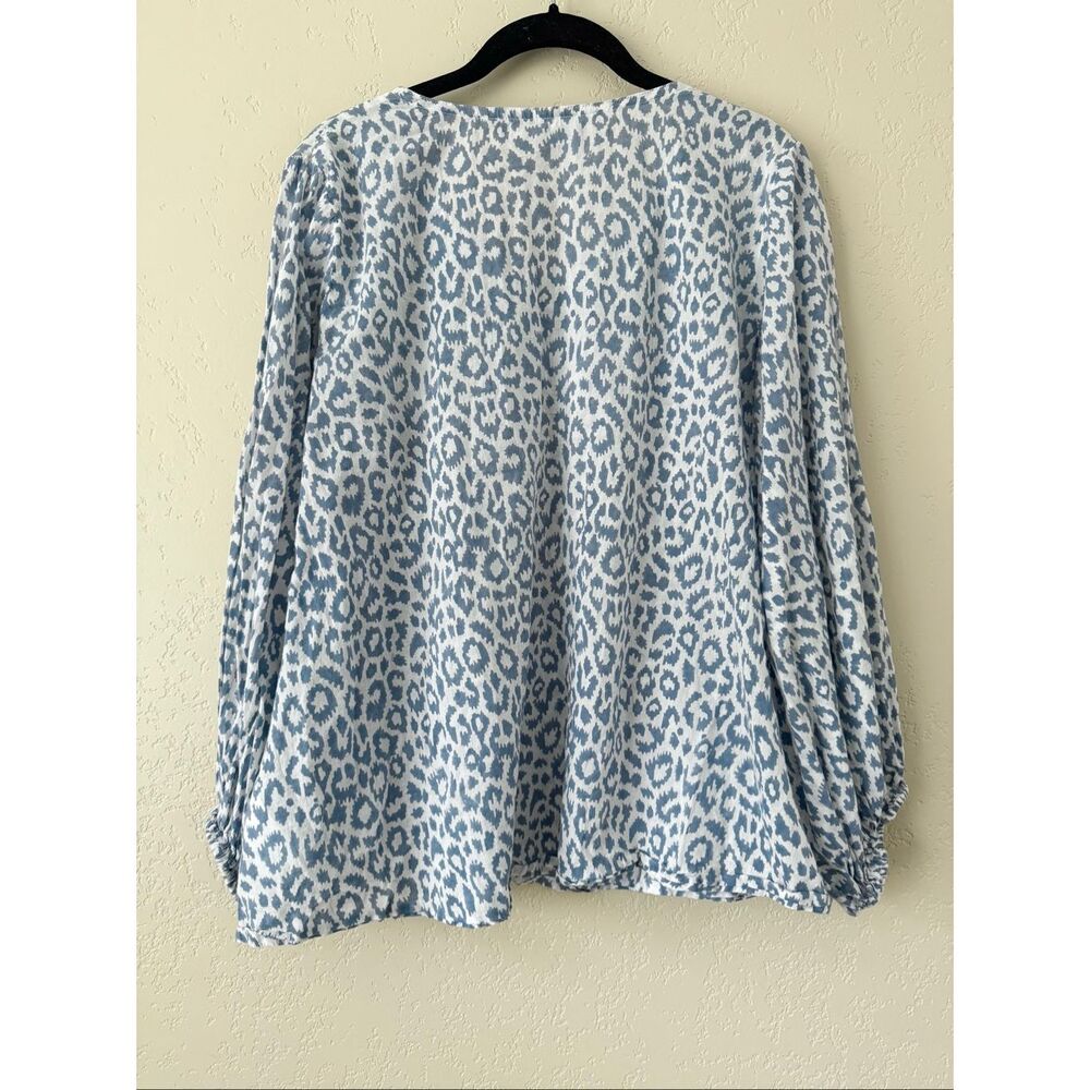Emerson Fry India Collection Bardot Leopard Top - Picture 4 of 8